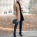 | Women's Classic Tailored Lapel Winter Coat