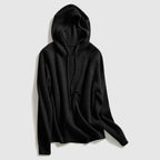 Knitted Cashmere Hooded Women__ Winter Sweater