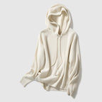 Knitted Cashmere Hooded Women__ Winter Sweater