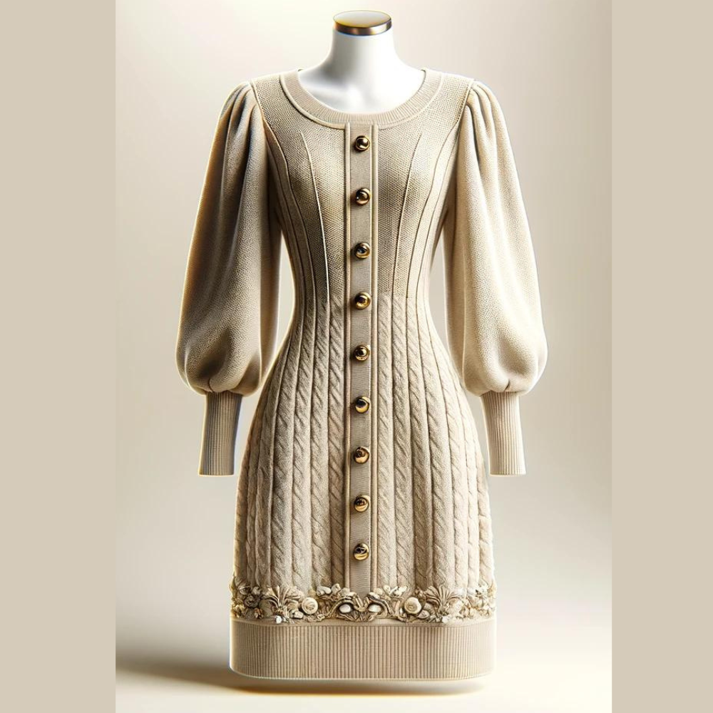 Joanna Statement Dress Made From Luxurious Cotton Occasion Edit