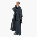 | Women's Long Loose-Fit Trench Coat