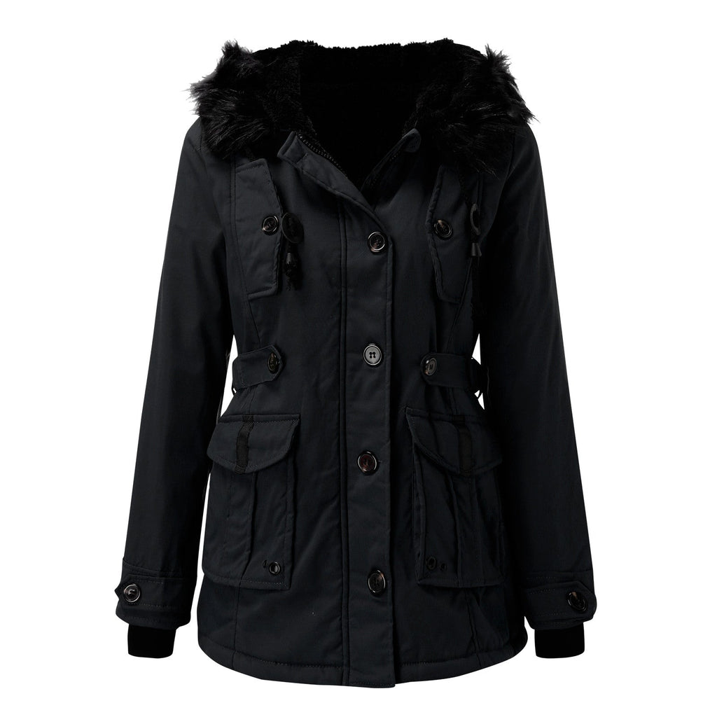 | Women's Warm Hooded Winter Coat
