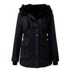 | Women's Warm Hooded Winter Coat