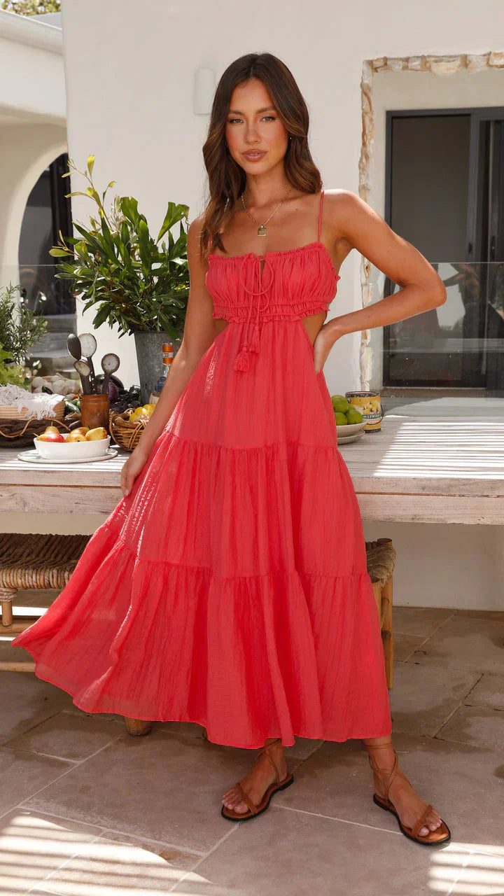 Brenda Statement Mididress Elevated Occasion Wear