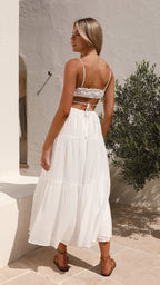 Amelia Luxe Strap Midi Dress Designer Edit