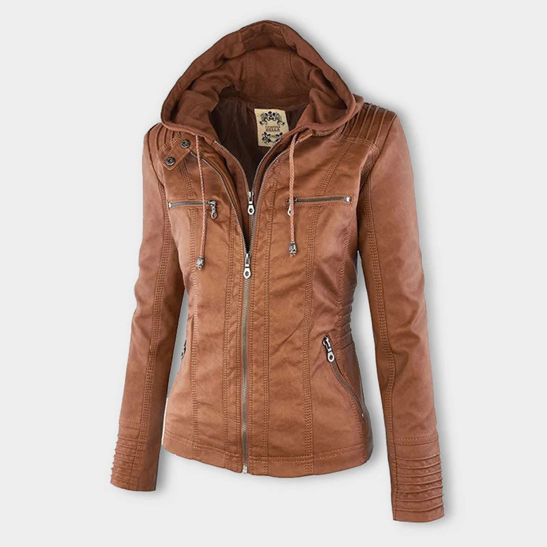| Women's Hooded Zip-Up Jacket