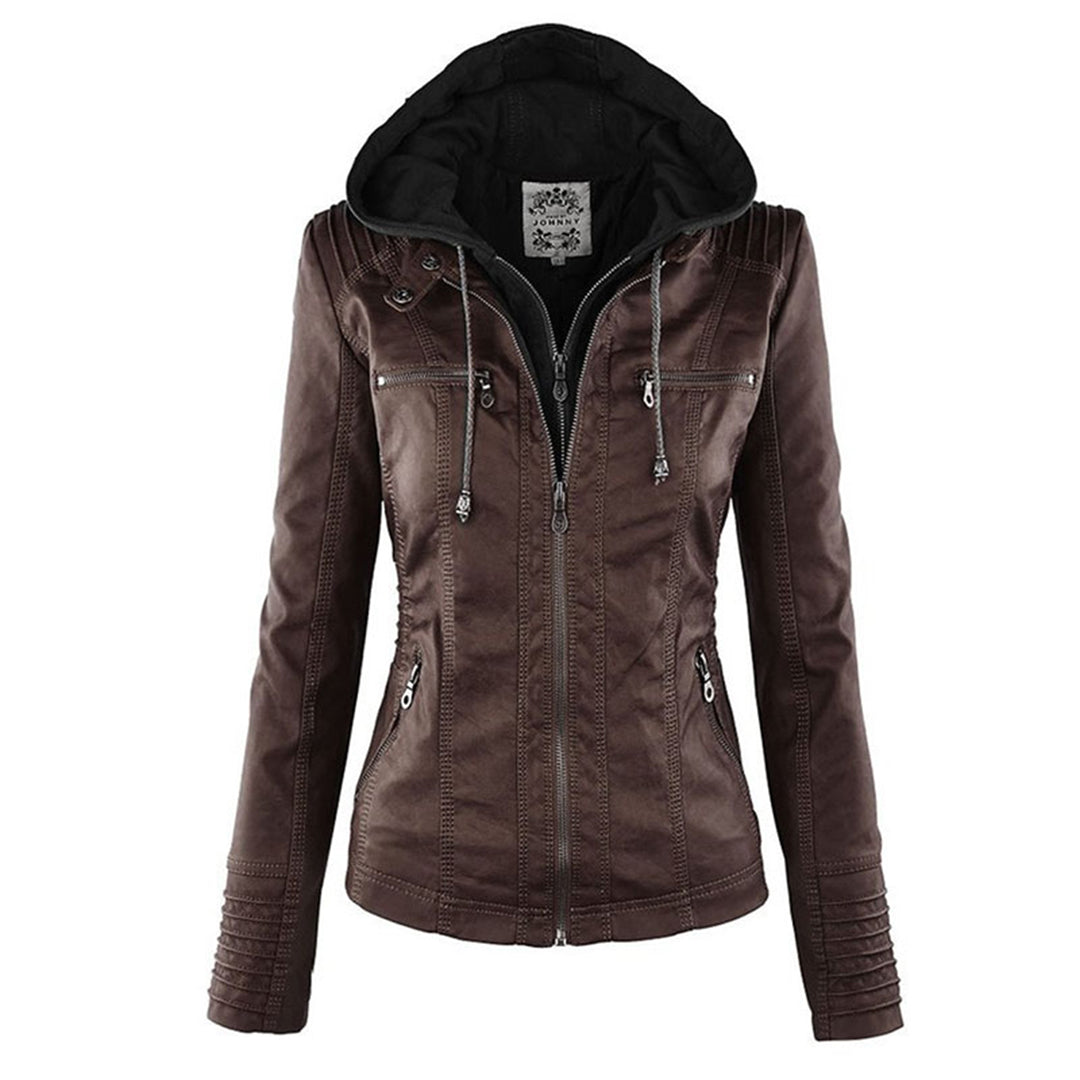 | Women's Hooded Zip-Up Jacket