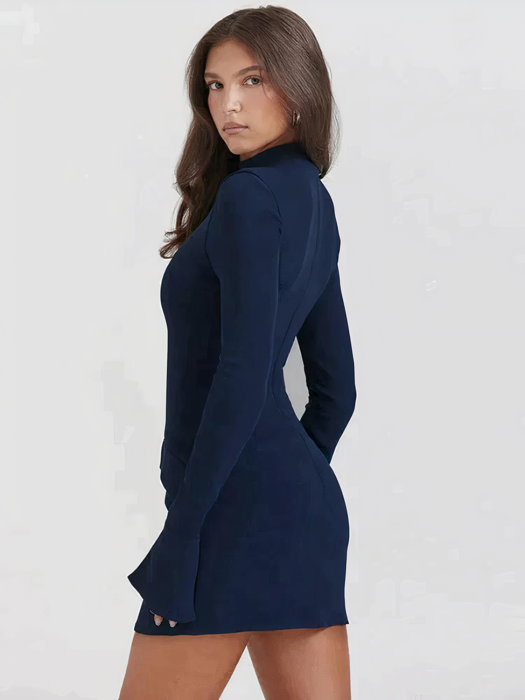 Florencia Minimalist Mini Dress Premium Wardrobe Essential