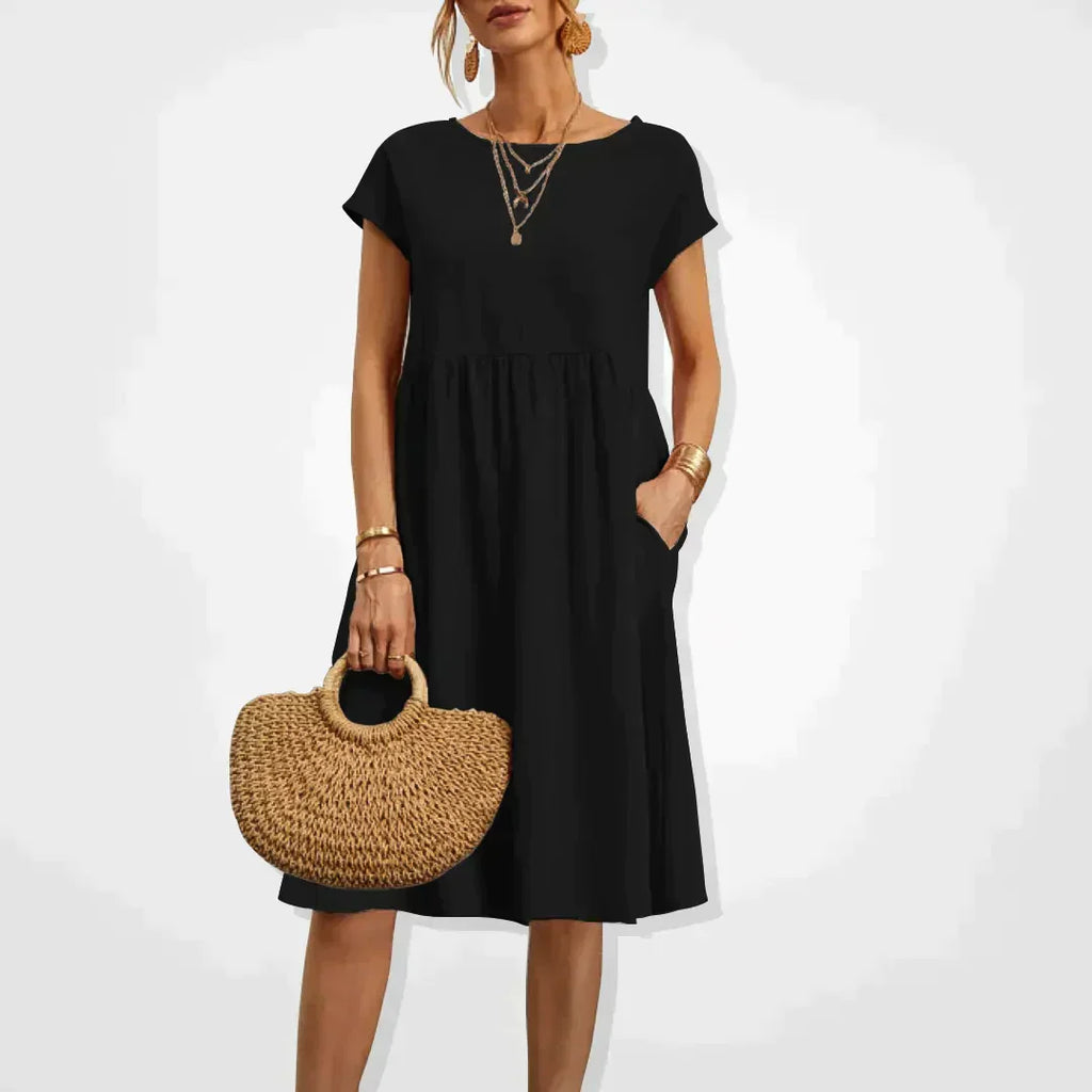Viviana Timeless Flowing Summer Dress Evening Wear Edit