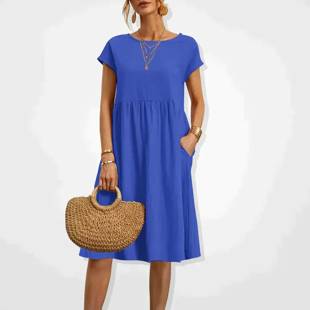 Viviana Timeless Flowing Summer Dress Evening Wear Edit