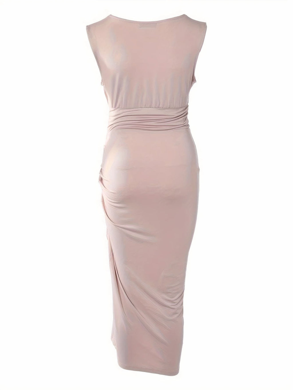 Angharad Minimalist V Neck Cocktail Dress Elevated Occasion Wear