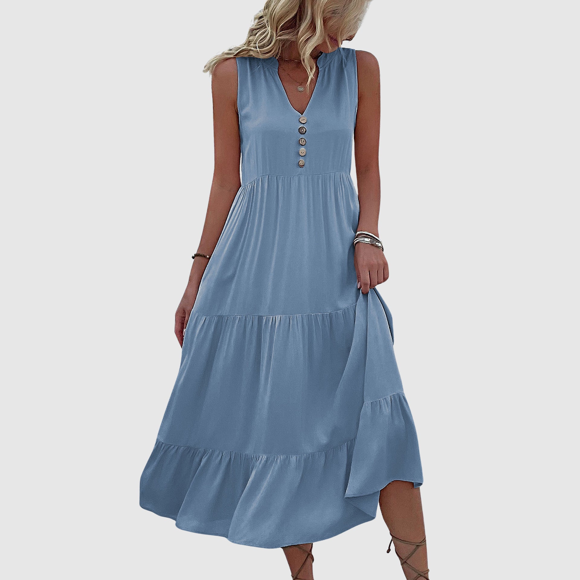 L__ncanto Rosa Dress by Sofia Amoretti