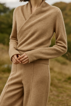 | Women's Wrap Crossover Sweater