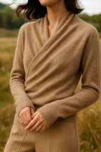 | Women's Wrap Crossover Sweater