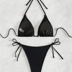 Lace Bow Bikini Set