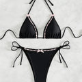 Lace Bow Bikini Set