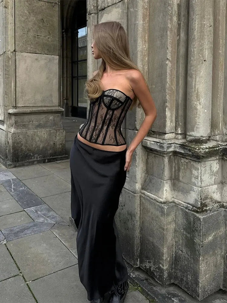 Lace Corset Top