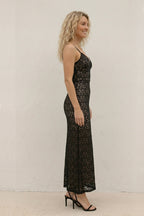 Lace Low Cut Pack Hip Cami Dress