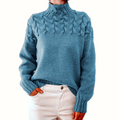 | Knitted Turtleneck in Warm Color