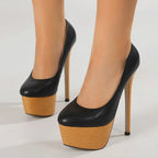 2024 New Arrival Woodiness Platform Sexy Slingback Super High High Heel