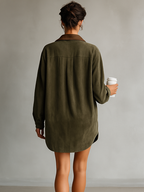 Lila | Leather Mini Dress