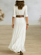 | Linen Maxi Dress