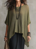 Casual Solid Color Chiffon Shirt