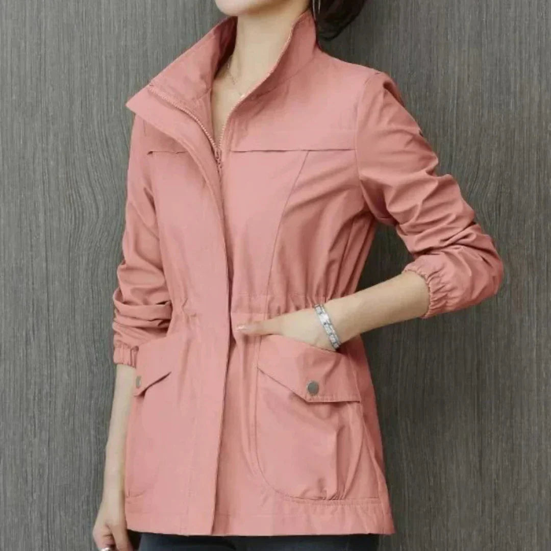 | Casual winter trench coat