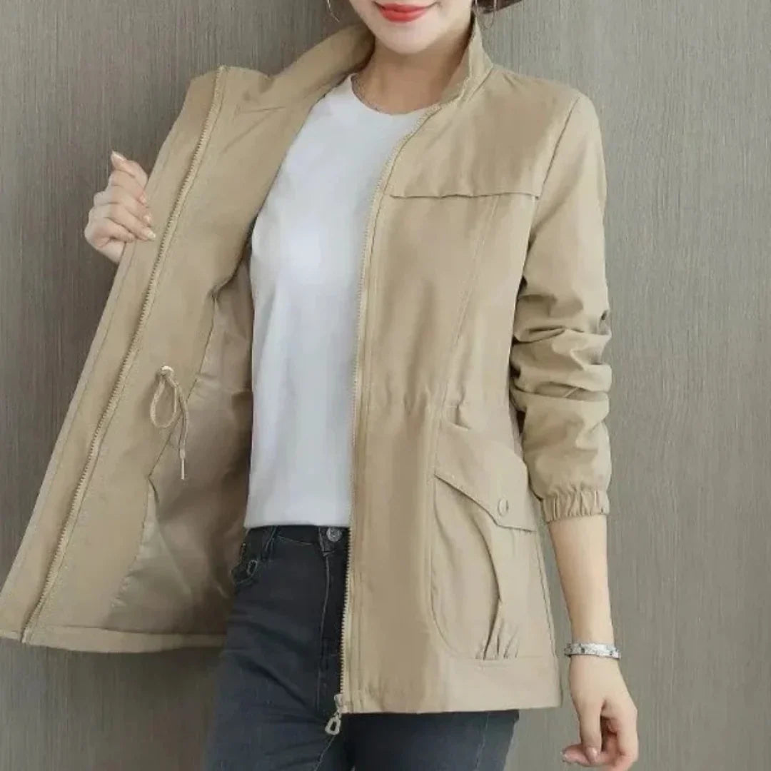 | Casual winter trench coat