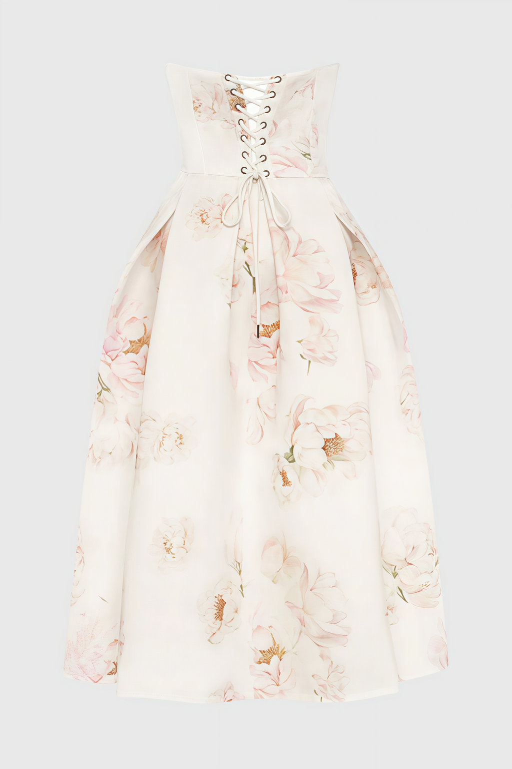Jerra Peony Corset Midi Dress