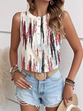 Women's 3D Patterned Gradient Tank Top