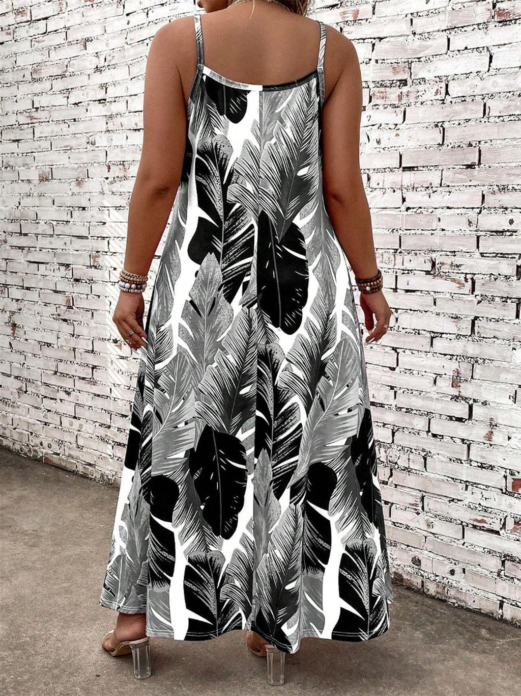 Women's Printed Midi Dress