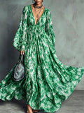 Floral Print Long Dress