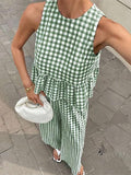 Retro Plaid Casual Suit