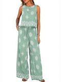 Floral Print Casual Suit