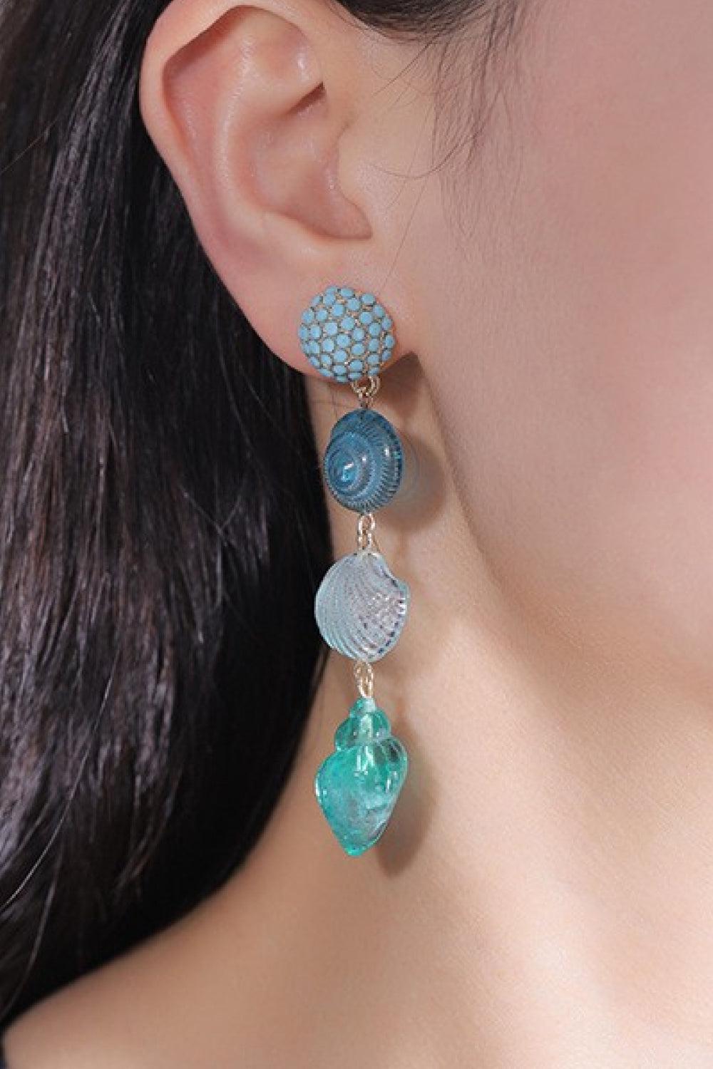 Blue Zone Planet | Make Your Mark Drop Earrings