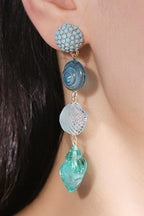 Blue Zone Planet | Make Your Mark Drop Earrings