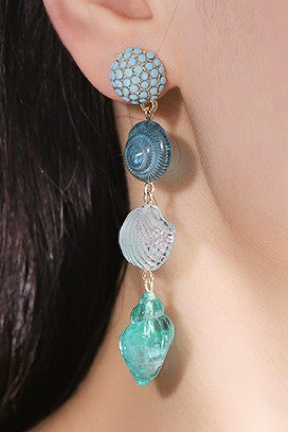 Blue Zone Planet | Make Your Mark Drop Earrings