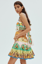 Silvia Timeless Mini Dress with Cut Outs and Bow Boutique Collection