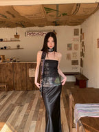 Mesh Layered Tube Top