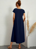 Salomé Statement Casual Linen Dress Occasion Edit