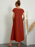 Salomé Statement Casual Linen Dress Occasion Edit