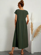 Salomé Statement Casual Linen Dress Occasion Edit