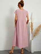 Salomé Statement Casual Linen Dress Occasion Edit