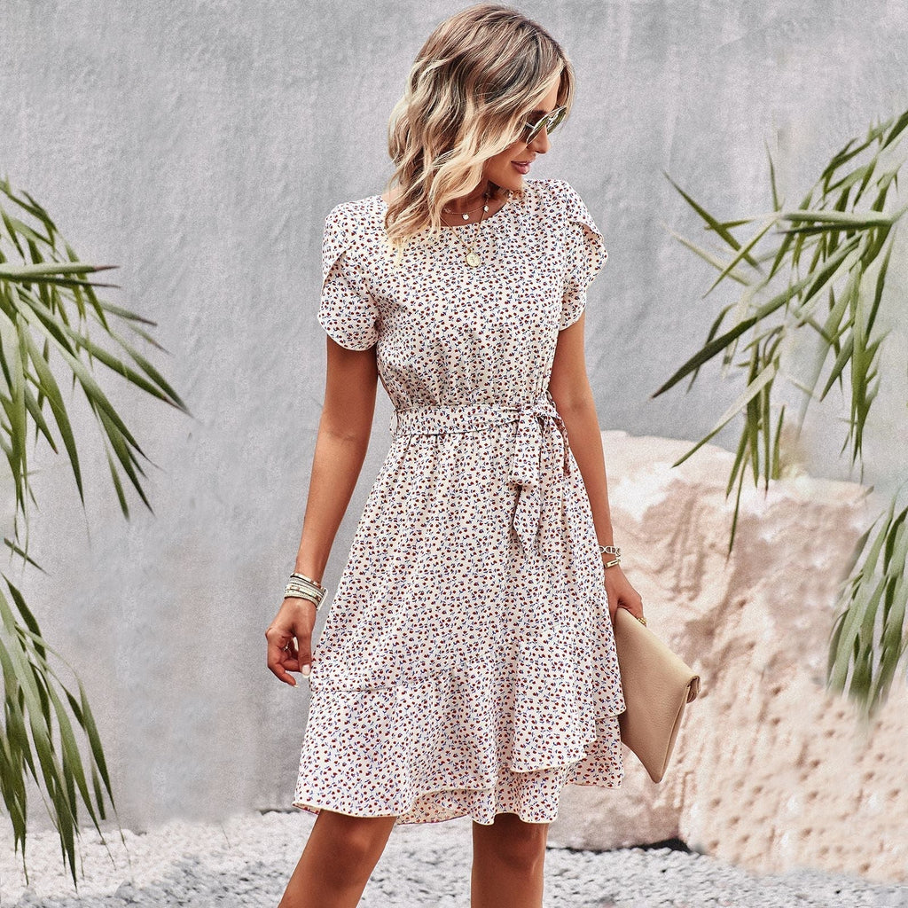 Alicia Aesthetic Floral Dress Premium Wardrobe Essential