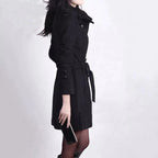 | Women's coat with adjustable belt