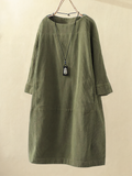 María Aesthetic a Line Corduroy Dress Evening Wear Edit