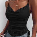 DressBetty - Satin Thin Solid Y2k Camis