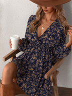 Paloma Minimalist Floral Mini Dress Designer Edit