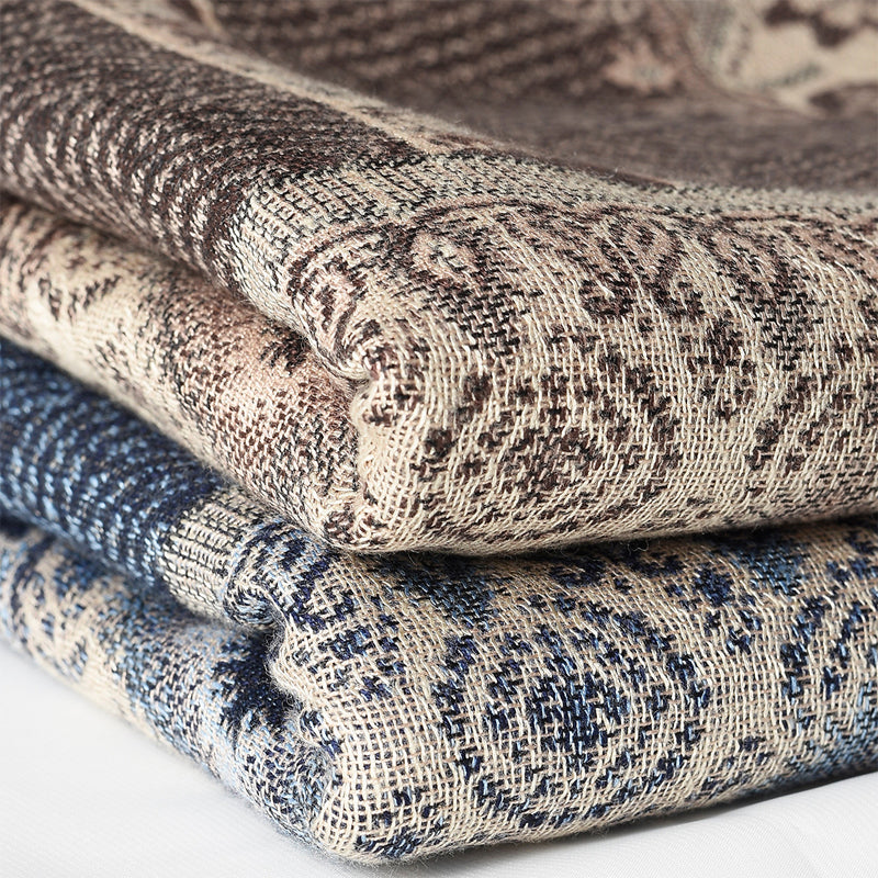 Nolan Woven Jacquard Pattern Scarf
